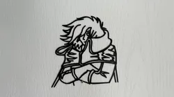 Harlock Wall Art #1 (Albator)