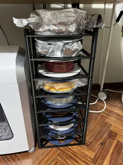 Modular BambuLab Filament Spool Rack – Infinite Stacking Design