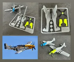P-51 Mustang kit card