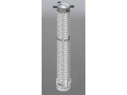 SpaceX Booster4 (SLA optimiert) 1:100 Rocket