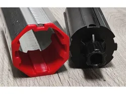 ZF54 to octagonal tube adapter