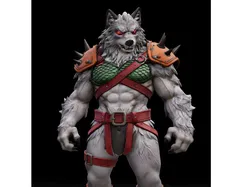 مجاني Characters & Creatures STL تنزيل - Werewolf - 3D-Druck Graz