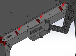 #0146 Cable Management Clips for Original Prusa Enclosure (OPE)