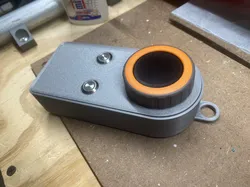 Case for FluidDial CNC pendant for FluidNC, w/ M5 Stack Dial, v2.0 - new w/ support for FluidDial Starter Kit sold by Bart Dring
