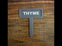 Creality Cloud | Thyme Garden Marker | 3D Print 3MF | No Supports | ملفات الطابعة ثلاثية الأبعاد