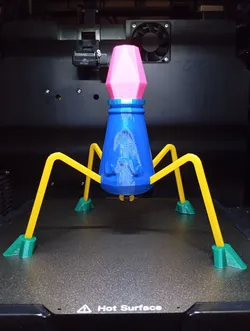 E.Coli Rick and Morty Bacteriophage