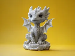 Fișiere pentru imprimante 3D | Fișier 3MF | Cute Baby Dragon Figurine