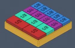 Fractions Learning Block Toy - Visualize and Understand Fractions Easily!