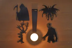 Halloween tea-light shadow projector