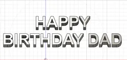 HAPPY BIRTHDAY DAD