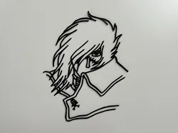 Harlock Wall Art #2 (Albator)