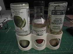 Parameterized 3 bottle holder