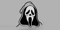 Scream Wall Decoration