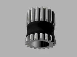 TPU-Inlay for Gravity Broom Holder Gear