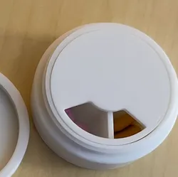 Tri-jar: 3 compartment pill holder