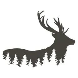 Deer wall decoration