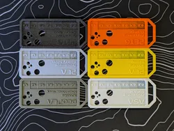 Filament Sample with customizable labels (Prusa slicer)