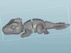 flexible velociraptor dinosaur
