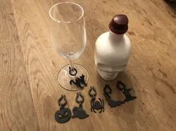 Halloween Wine Charms