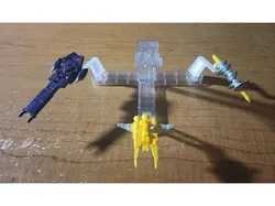 Haslab Unicron extra stand pegs for Galvatron Revenge Guns
