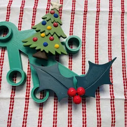 Holly Sprig for Giant LEGO Wreath (Christmas)