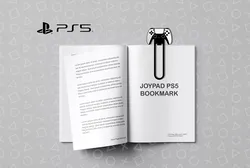 Joypad PS5 Keychain & Bookmark