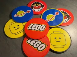 LEGO themed coasters