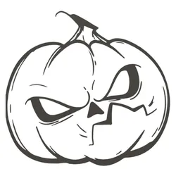 Pumpkin wall art