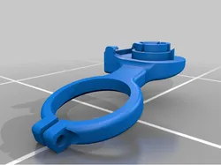 Quadlock mount for bike head tube