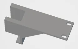 Rack ear for Netgear GS316 for mounting in 19" rack