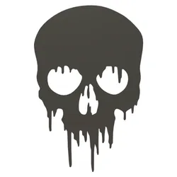 Skull wall decoration