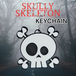 Skully Skeleton Keychain