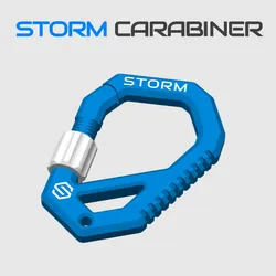 Storm Carabiner with Lock - 3 Versions Available - 100% Printed