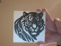 3D printer bestanden | 3MF | Tiger sign