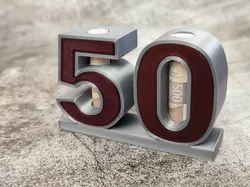 50 birthday - money box
