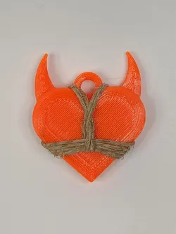 Devil Heart with ring