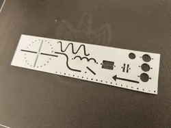 Electrical engineering ruler