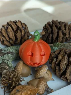 Halloween pumpkin keychain
