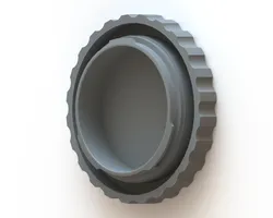 Micro Four Thirds Body Cap with Position Marker and Rotation Lock