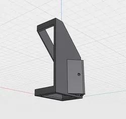 PSU Halter für original Prusa Enclosure (LED Beleuchtung)