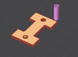 Push Button holder for screws