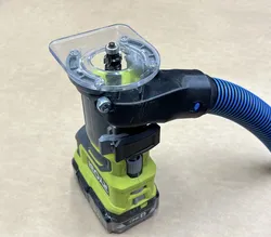 QuickClick adapter for Ryobi Trim Router
