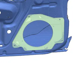 s13 240sx 5 1/4" & 6.5" speaker plate adapters