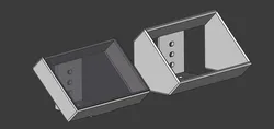 Screen Holder for Renogy 500A battery monitor.