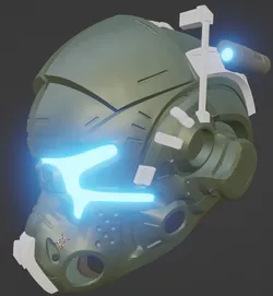 Titanfall MCOR Helmet - High Detail Game Accurate Jack Cooper Helmet V1