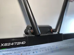 Wi-Fi antenna mount for monitor