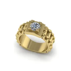 246 Ring 3D Print Model in Rings 557038