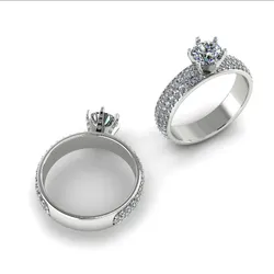 663 Ring 3D Print Model in Rings 557460