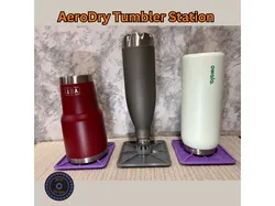 AeroDry Tumbler Station - Dual Version Drying Dock