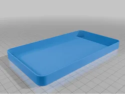 Box for screws - filleted compartment bottoms